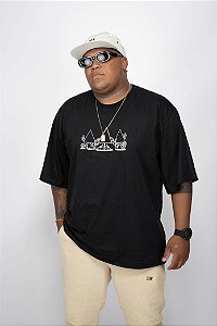 Camiseta Oversized Nós Preta