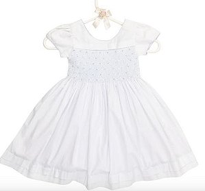 vestido infantil de festa branco