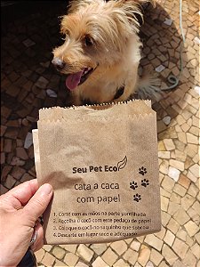 SAQUINHOS DE PAPEL PARA COLETAR AS FEZES DO PET