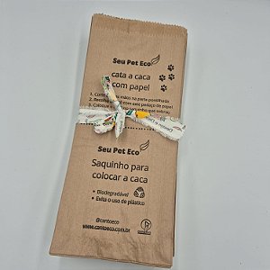 SAQUINHOS DE PAPEL PARA COLETAR AS  FEZES DO PET