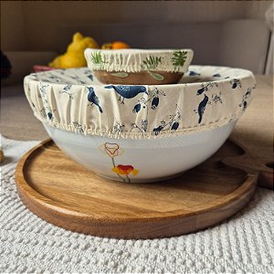 TOUCA PARA TAMPAR POTES - TECIDO ORGÂNICO