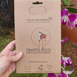 KIT COM 4 PANOS DE CERA DE ABELHA