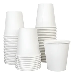 COPO DE PAPEL BRANCO BIODEGRADÁVEL  200 ML