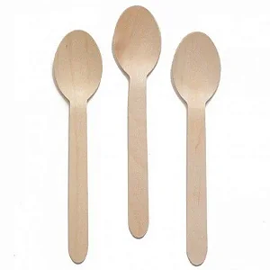 COLHER DE MADEIRA 16 CM CAIXA COM 1000 UN