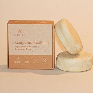 XAMPU SÓLIDO ARGILA BRANCA CABELOS NORMAIS