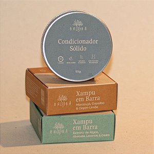 KIT XAMPU E CONDICIONADOR SÓLIDO BAOBÁ