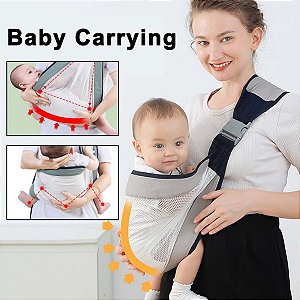 Sling Canguru Carregador De Bebe Ajustável