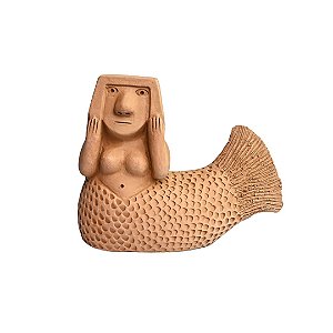 Sereia de cerâmica Mano de Baé