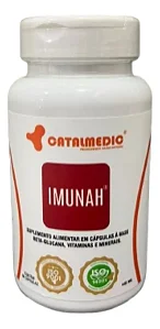 IMUNAH -SUPLEMENTO ALIMENTAR À BASE DE BETA-GLUCANAS NATURAIS EXTRAÍDAS DA PAREDE CELULAR DE UMA CEPA DE LEVEDURA (SACCHAROMYCES CEREVISIAE), VITAMINAS E MINERAIS