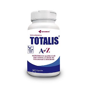 TOTALIS - SUPLEMENTO ALIMENTAR EM CÁPSULA À BASE DE VITAMINAS E MINERAIS.