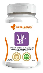 VITALZEN - SUPLEMENTO ALIMENTAR À BASE DE AMINOÁCIDOS, MINERAIS QUELATOS, VITAMINAS DO COMPLEXO B E VITAMINA C CATALMEDIC
