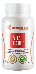 VITACARD - SUPLEMENTO ALIMENTAR EM CÁPSULA À BASE DE ACETILCISTEÍNA (NAC), COENZIMA Q10 E VITAMINAS DO COMPLEXO B CATALMEDIC