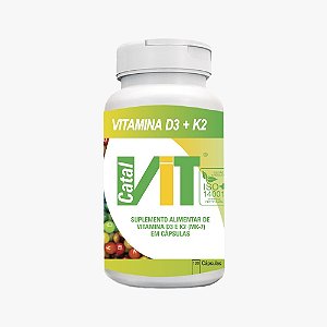 VITAMINA D3 + K2 (MK-7) EM CÁPSULAS