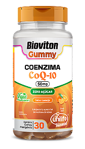 Coenzima Q10 Biovion - Sabor Laranja - 30 Gomas Mastigáveis