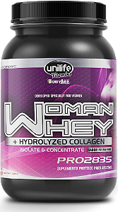 Whey Woman - Proteína isolada e concentrada com colágeno - Sabor morango
