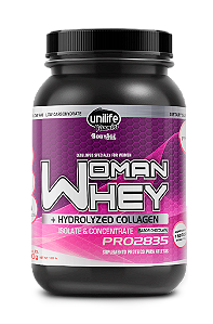 Whey Woman - Proteína isolada e concentrada com colágeno - Sabor chocolate