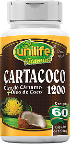 Cartacoco - Óleo de cártamo + Óleo de coco - 60 cáps