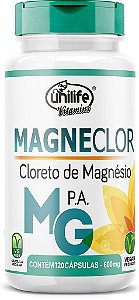 Cloreto de Magnésio P.A. - MagneClor - 120 cáps