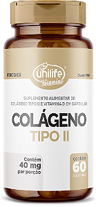 Colágeno UC Tipo 2 com vitamina D - 60 cáps 40 MG por porção