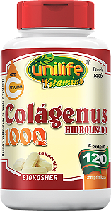 Colágenus Pure - Hidrolisado + Vitamina C - 120 comprimidos