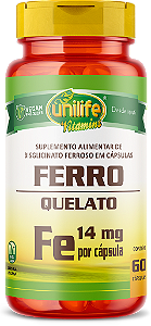 Ferro quelato "FE" - 60 cáps
