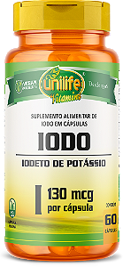 Iodo (Iodeto de Potássio)- 60 cáps 130 mcg