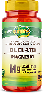 Magnésio quelato "Mg" (Bisglicinato) - 60 cáps