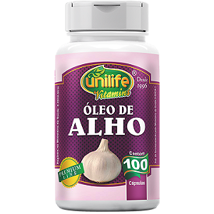 Óleo de alho - 100 cáps