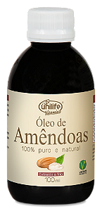 Óleo de amêndoas 100% puro - Extraído a frio