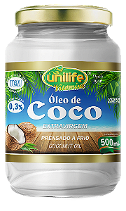 Óleo de coco - Extra virgem 500 ml
