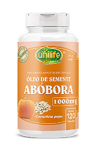 Óleo de semente de abóbora - Curcubita Pepo - 120 cáps  1000 mg