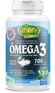 Ômega 3 - Óleo de peixe extra puro - 60 cáps 700 mg