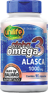 Ômega 3 - Óleo de salmão importado - 90 cáps 1000 mg