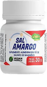 Sal amargo em pó - Pote 30 g