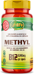 Vitamina B12 - Metilcobalamina - 60 cáps **LANÇAMENTO