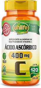 Vitamina C pure - Ácido Ascórbico - 120 cáps