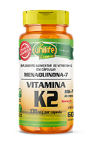 Vitamina K2 - Menaquinona - 60 cáps