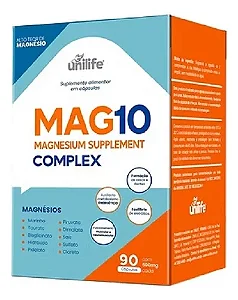Mag10 Complex 10 Magnésios 660mg 90cáps Unilife