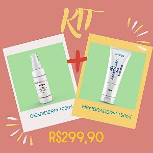 KIT-  1 Membraderm 150ml + 1 Debriderm 100ml - Hycos