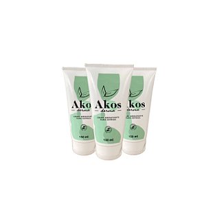 Kit 3 Cremes Estrias 150ml Akos Derma - SEDEX Grátis