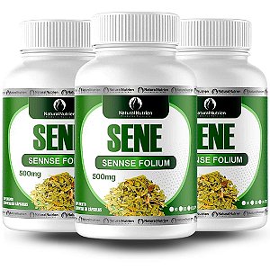 Sene Laxante Natural 500mg 300 Cápsulas
