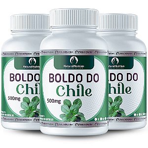 Boldo do Chile Extrato Seco 500mg 300 Cápsulas