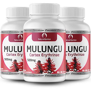 Mulungu Extrato Seco Calmante Natural 500mg 300 Cápsulas