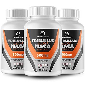Tribulus Terrestris com Maca Peruana 500mg 300 Cápsulas
