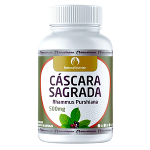 Cáscara Sagrada Laxante Extrato Seco 500mg 100 Cápsulas