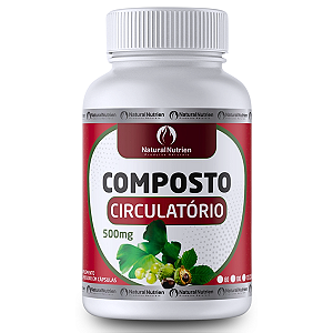 Composto Circulatório Circulção Cansaço 500mg 100 Cápsulas
