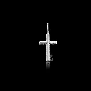 Pingente Crucifixo Liso com Detalhes