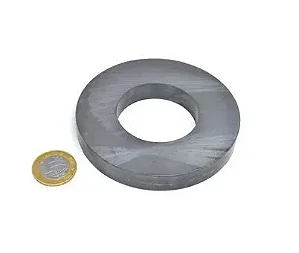 Ímã Ferrite Anel 102x56x14 mm - P/ Alto Falante