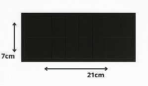Manta Magnética Adesivada 0.3 mm - Pedaço 3x2cm