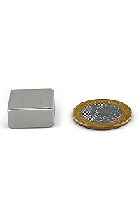 Ímã Neodímio N35 Bloco 20x20x10 mm